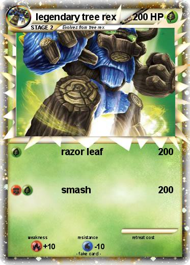 Pokemon legendary tree rex