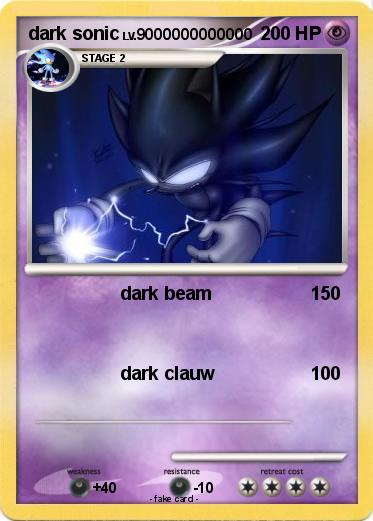 Pokemon dark sonic