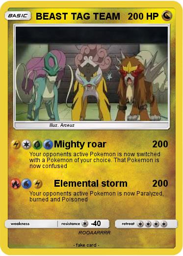 Pokemon BEAST TAG TEAM