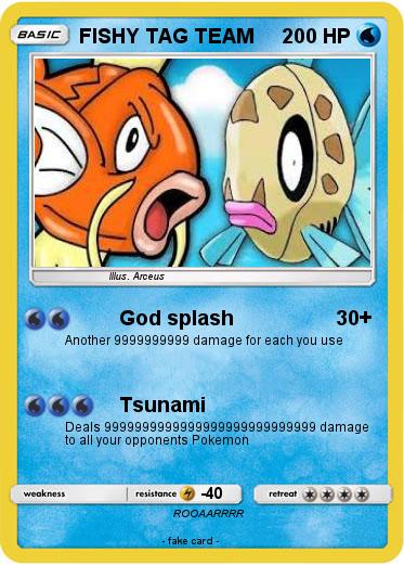 Pokemon FISHY TAG TEAM