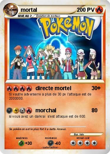 Pokemon mortal