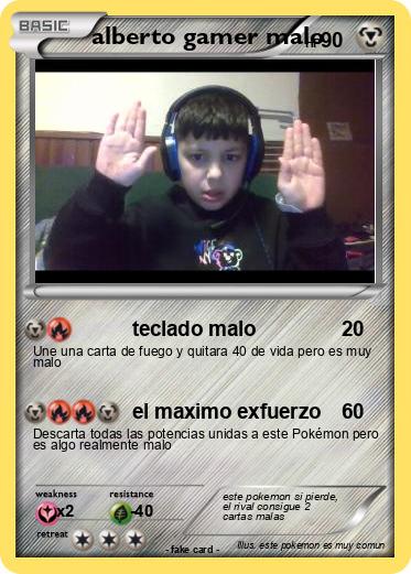 Pokemon alberto gamer malo