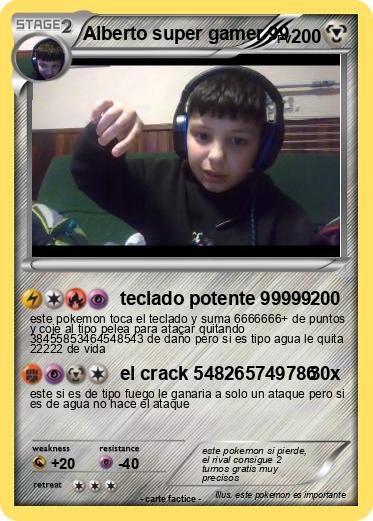 Pokemon Alberto super gamer 99