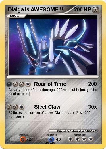 Pokemon Dialga is AWESOME!!!