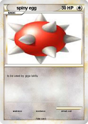 Pokemon spiny egg