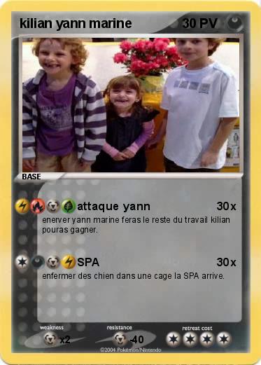 Pokemon kilian yann marine