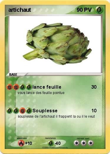 Pokemon artichaut 