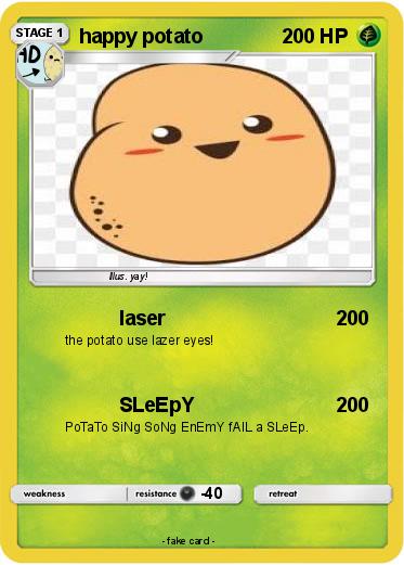 Pokemon happy potato