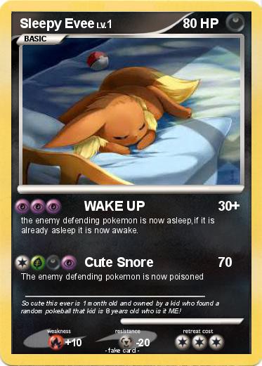 Pokemon Sleepy Evee