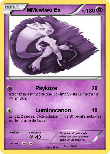 Pokemon MMewtwo Ex