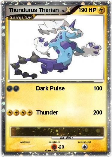 Pokemon Thundurus Therian