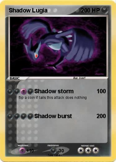Pokemon Shadow Lugia