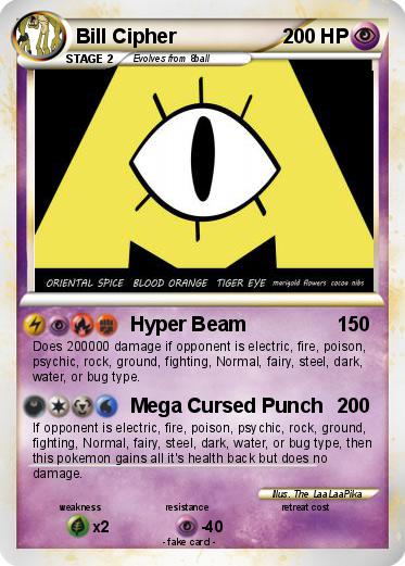 Pokemon Bill Cipher