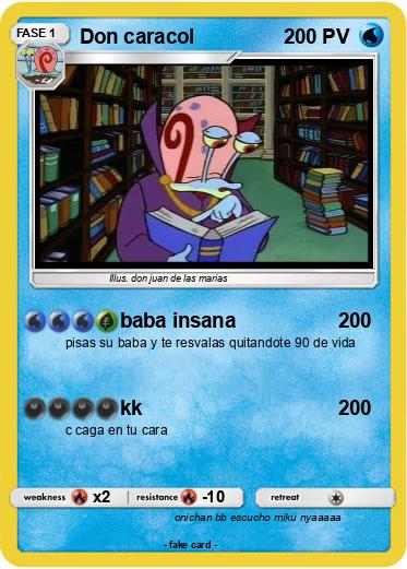 Pokemon Don caracol