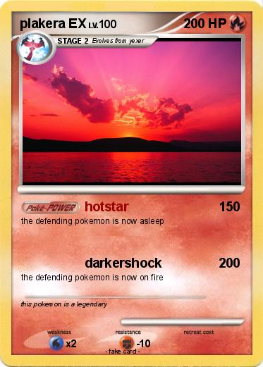 Pokemon plakera EX