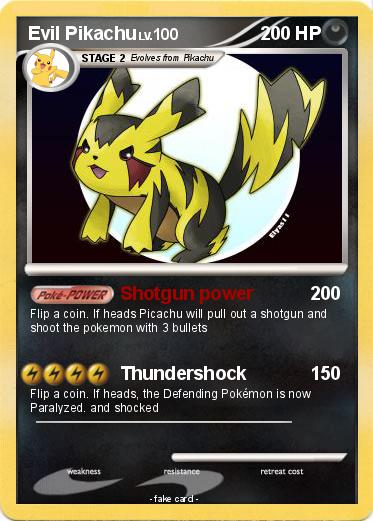Pokemon Evil Pikachu