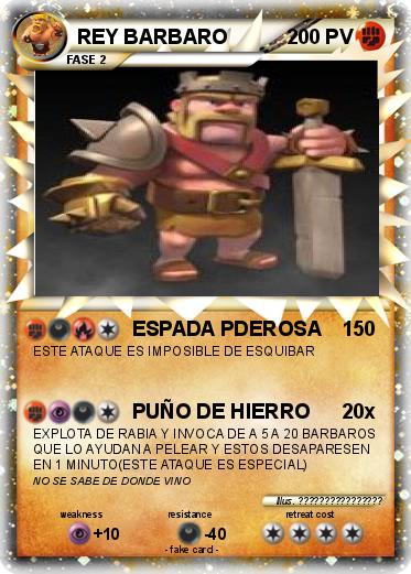 Pokemon REY BARBARO