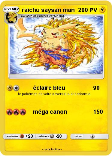 Pokemon raichu saysan man