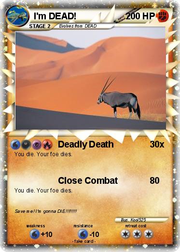 Pokemon I'm DEAD!