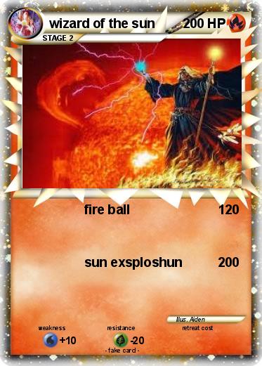 Pokemon wizard of the sun