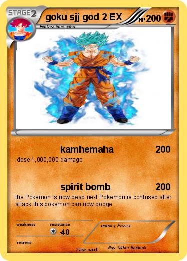 Pokemon goku sjj god 2 EX