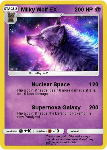 Pokemon Milky Wolf EX