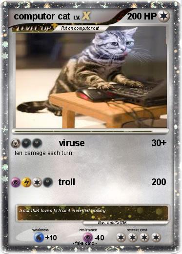 Pokemon computor cat