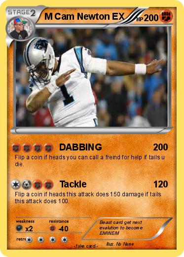 Pokemon M Cam Newton EX