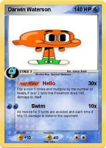 Pokemon Darwin Waterson