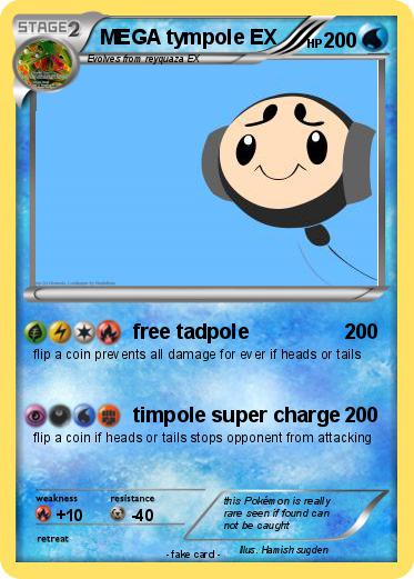 Pokemon MEGA tympole EX