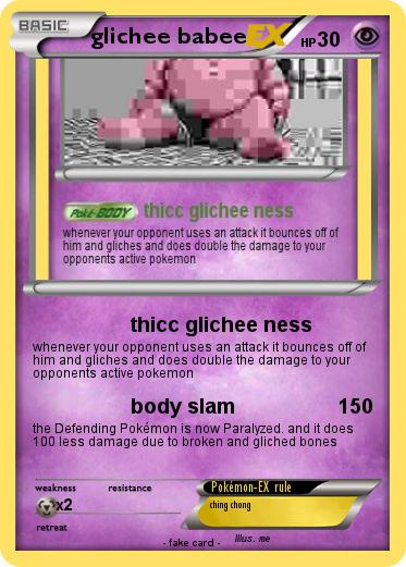 Pokemon glichee babee