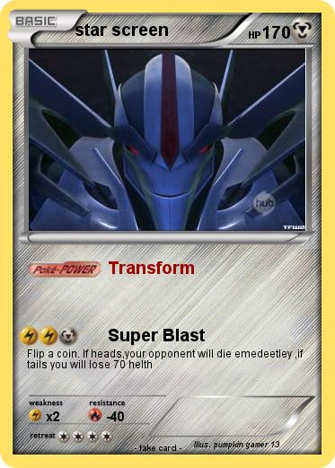 Pokemon star screen