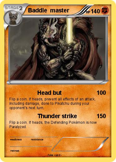 Pokemon Baddle  master