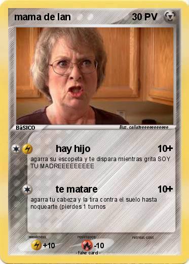 Pokemon mama de Ian
