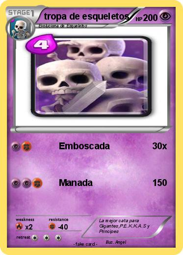 Pokemon tropa de esqueletos
