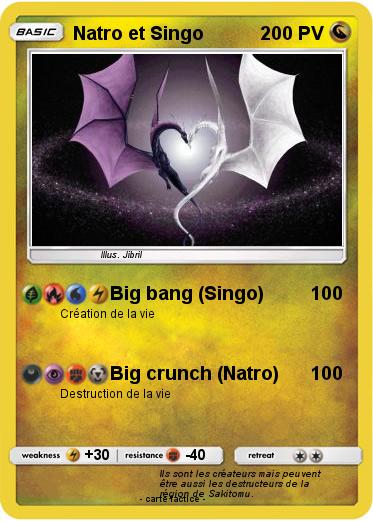 Pokemon Natro et Singo