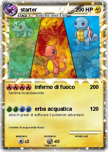 Pokemon starter