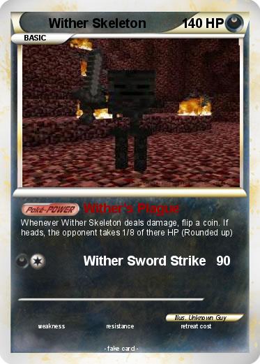 Pokemon Wither Skeleton