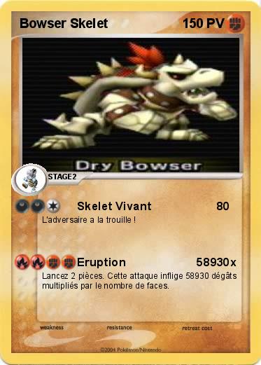 Pokemon Bowser Skelet