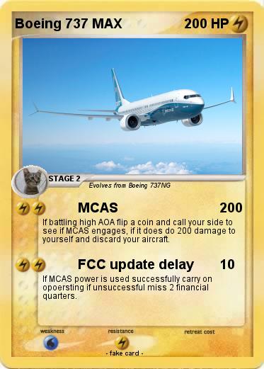 Pokemon Boeing 737 MAX