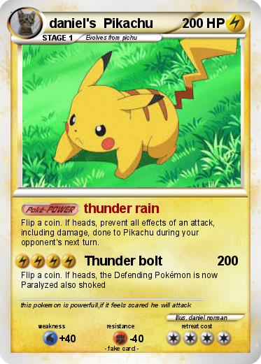 Pokemon daniel's  Pikachu