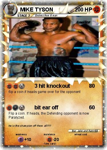 Pokemon MIKE TYSON