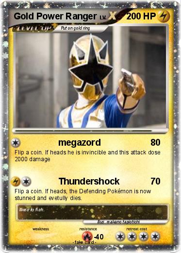 Pokemon Gold Power Ranger