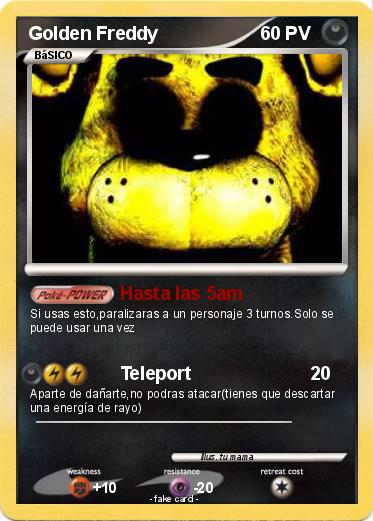 Pokemon Golden Freddy
