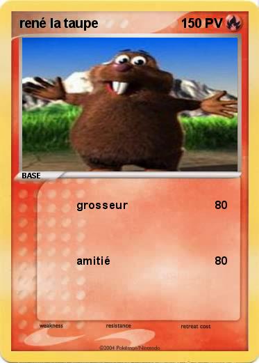 Pokemon rené la taupe