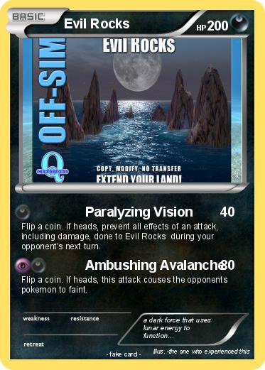 Pokemon Evil Rocks