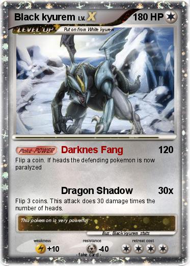 Pokemon Black kyurem