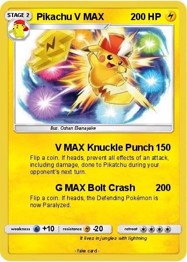 Pokemon Pikachu V MAX