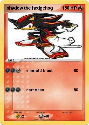Pokemon shadow the hedgehog