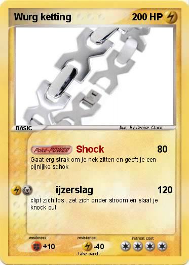 Pokemon Wurg ketting
